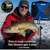Bill McAllister's Bottoms "Up" Twin Hook"ers" ICE Fishing Lures - 12 Lures Per Pack