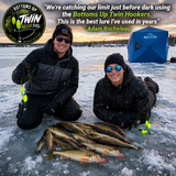 Bill McAllister's Bottoms "Up" Twin Hook"ers" ICE Fishing Lures - 12 Lures Per Pack