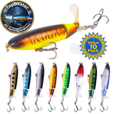 Top Water "360° Spinning Tail" Minnow - Value 10 Pack