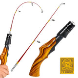 P.W. Woodman's "PISTOL" Grip LUXURY Ice Fishing Rod - Collectors Edition