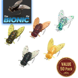 The BIONIC Fishing "Fly" Lure - Value 50 Pack NOW in 5 Colors!