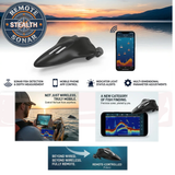 The "Stealth Fishing" SONAR Remote Controlled Portable Boat  w/ Enriched Wireless Sonar Data - New Arrival for 2026!