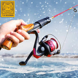 P.W. Woodman's "PISTOL" Grip LUXURY Ice Fishing Rod - Collectors Edition