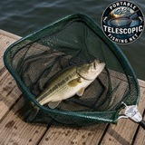 GP's "Portable" Telescopic Fishing Net - Folds Right Down From Over 5 Feet!