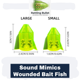 The "Rattling Bullet" - Attracts Fish To Any Moving Lure! Value 50 pack - Available in 2 sizes