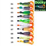 Top Water "DUCKY" - Value 10 Pack
