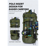 The Ultimate Fishing Tackle Backpack/Carrying Bag - Holds Everything!