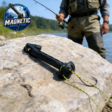 NEW - Magnetic HOOK TYER - Built-in Magnet holds the Hook while you tie!