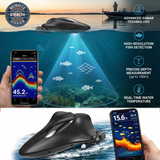 The "Stealth Fishing" SONAR Remote Controlled Portable Boat  w/ Enriched Wireless Sonar Data - New Arrival for 2026!