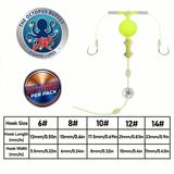 The OCTOPUS BUFFET JUNIOR "No Jigging Required" Fishing Lures - 10 Lures Per Pack!