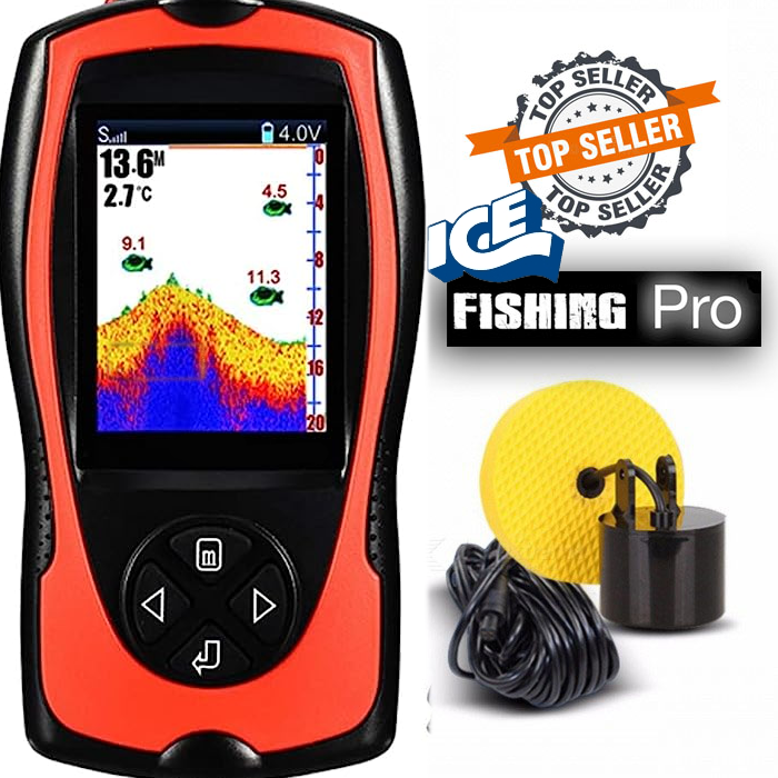 Pro Touch II Pocket Portable Dual-Mode Ice Fishing Color Fish