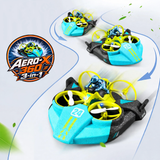 3-in-1 Remote Controlled "AERO-X 360 DRONE" - Land, Sea, & Air in One Amazing Machine!