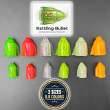 The "Rattling Bullet" - Attracts Fish To Any Moving Lure! Value 50 pack - Available in 2 sizes