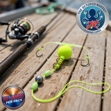 The OCTOPUS BUFFET JUNIOR "No Jigging Required" Fishing Lures - 10 Lures Per Pack!