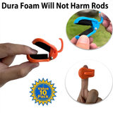 "Quick Clip" Deluxe Fishing Rod Holders w/ built in Dura Foam - 10 Pack