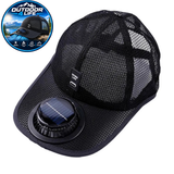 Outdoor 4 Life's Solar Powered "COOLING FAN" Baseball Cap - Keeps Your Face & Upper Body Cool!