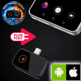 Big Game Hunter's Pocket Portable THERMAL Smartphone "HEAT TRACK" Locator Attachment by GameTrace - Turns your phone into a Thermal Heat Locator Instantly!