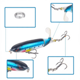 Top Water "360° Spinning Tail" Minnow - Value 10 Pack