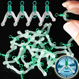 Ice Fishing Two Hook HANGING "SPLITTER" Designed For Jigging - Two Hooks, One Line, Better Odds - Value 50 Pack!