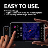 Big Game Hunter's Pocket Portable THERMAL Smartphone "HEAT TRACK" Locator Attachment by GameTrace - Turns your phone into a Thermal Heat Locator Instantly!