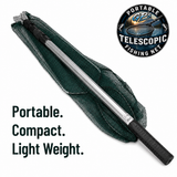 GP's "Portable" Telescopic Fishing Net - Folds Right Down From Over 5 Feet!