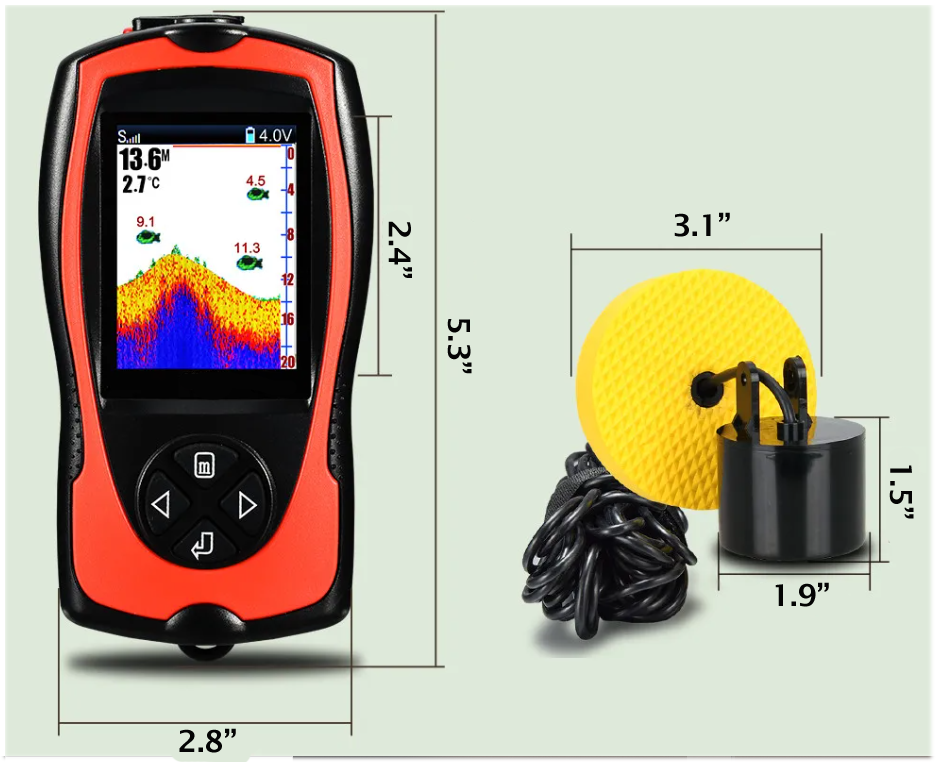 Pro Touch II Pocket Portable Dual-Mode Ice Fishing Color Fish Finder –  Thirsty Buyer