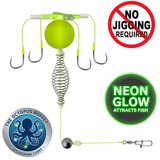 The OCTOPUS BUFFET "No Jigging Required" Ice Fishing Lures - 5 Lures Per Pack!