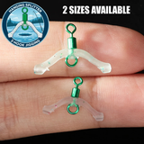 Ice Fishing Two Hook HANGING "SPLITTER" Designed For Jigging - Two Hooks, One Line, Better Odds - Value 50 Pack!