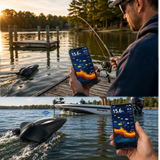 The "Stealth Fishing" SONAR Remote Controlled Portable Boat  w/ Enriched Wireless Sonar Data - New Arrival for 2026!