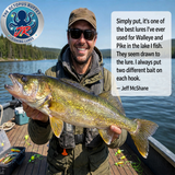 The OCTOPUS BUFFET JUNIOR "No Jigging Required" Fishing Lures - 10 Lures Per Pack!