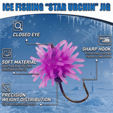 Ice Fishing "Star Urchin" Jigs (1/8 oz) - 30 Pack - NEW!