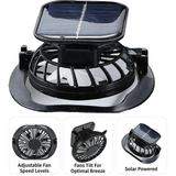 Outdoor 4 Life's Solar Powered "COOLING FAN" Tilley/Bucket Hat - Keeps Your Face & Upper Body Cool!