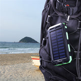Solar Battery Dual Power-Bank CHARGER for SMARTPHONES - WaterProof w/ Built-in Lights & Compass - Thirsty Buyer - 6