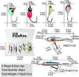 Ice Fishing "Super Lures" Jig Set - 26 Jigs for one LOW PRICE