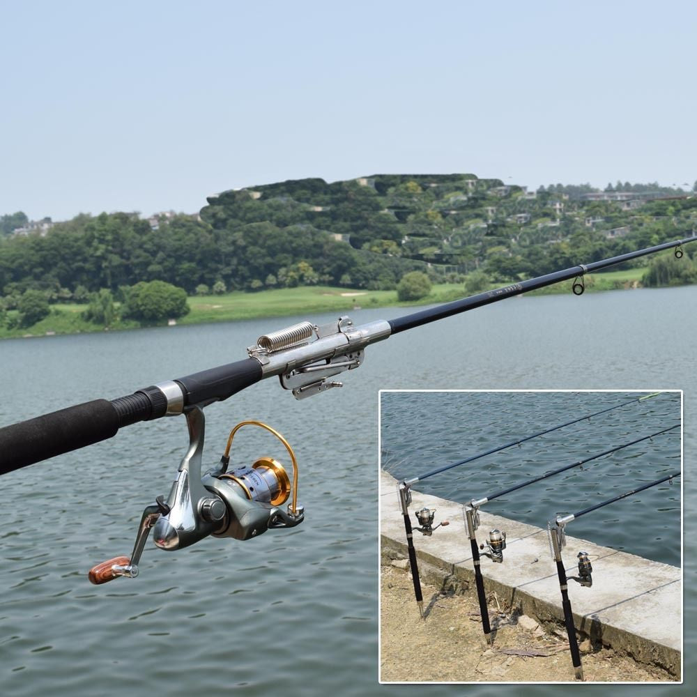 are spring loaded fishing poles illegal in tx weyleity Automatic 2 Rod Holder 2 Pack Spring "LOADED" Sensitivity Adjustable Hook