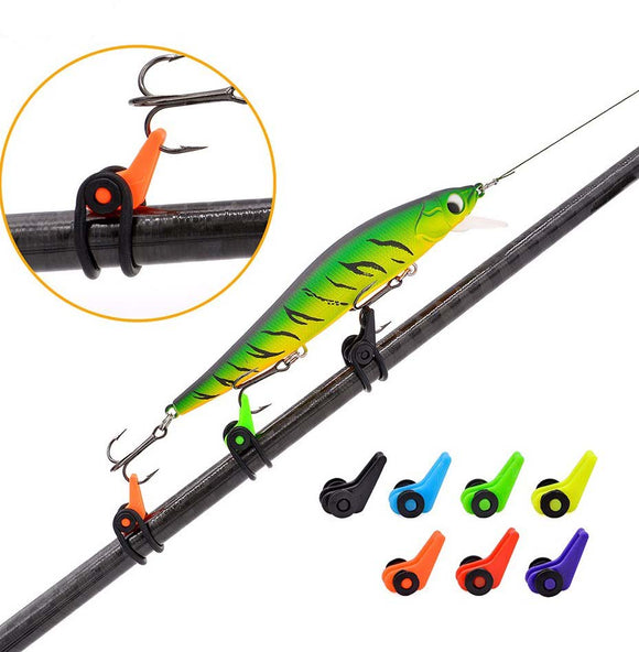 The HOOK LOCKER (Super Value 50 Pack!) - Secures Any Style Hook or Lure to Your Rod!