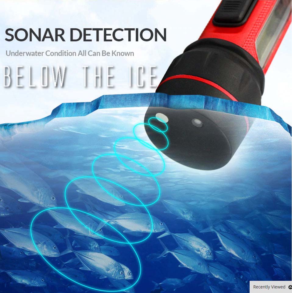 fish finders depth Pocket Portable "FLASH" Ice Fishing Finder & Locator w/ Brite-Lite Tec –  Thirsty Buyer Outdoors
