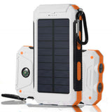 Solar Battery Dual Power-Bank CHARGER for SMARTPHONES - WaterProof w/ Built-in Lights & Compass - Thirsty Buyer - 12