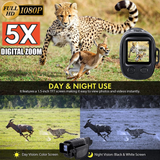 Pocket Portable "NIGHT VISION" Big Game Handheld DIGITAL Scope - 5X Dual Zoom 1080p HD Optics w/ Live Recording