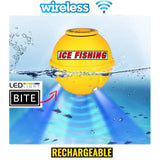 Ice Fishing WIRELESS Color LCD FISH Finder V3.0 w/ LED Light Bite Technology