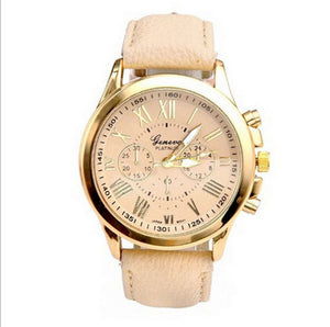 Women's "Ultra Classy" Beige Quartz Wrist Watch - Thirsty Buyer - 1