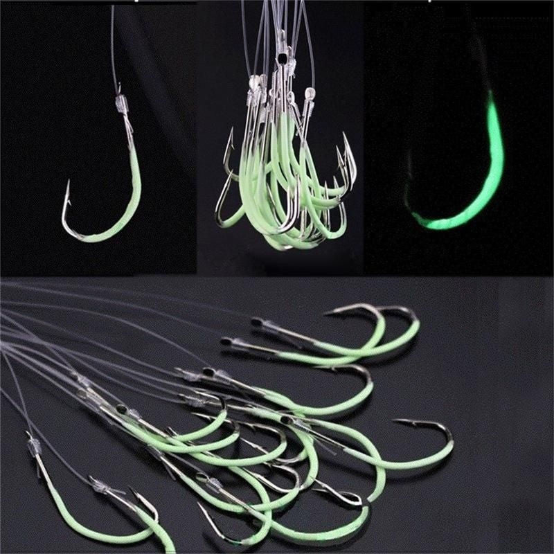 Ice Fishing Luminous Fish Hooks - 30 Pack  Thirsty Buyer Outdoors