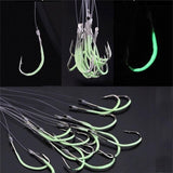 Ice Fishing Luminous Fish Hooks - 30 Pack