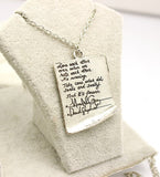 Grey's Anatomy Popular Silver Quote Necklace - Thirsty Buyer - 1