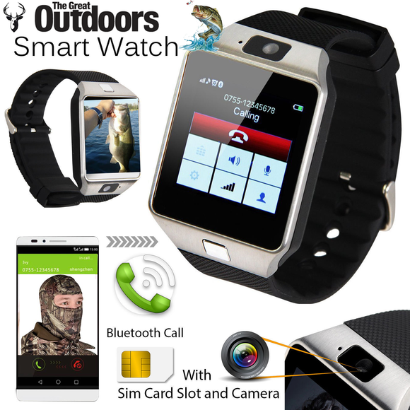The GREAT OUTDOORS Fishing & Hunting Smart Watch -  Never Reach for Your Phone Again in the Outdoors!