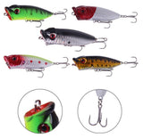 Popper Crank Bait Lures - 5 Pack - Thirsty Buyer - 3