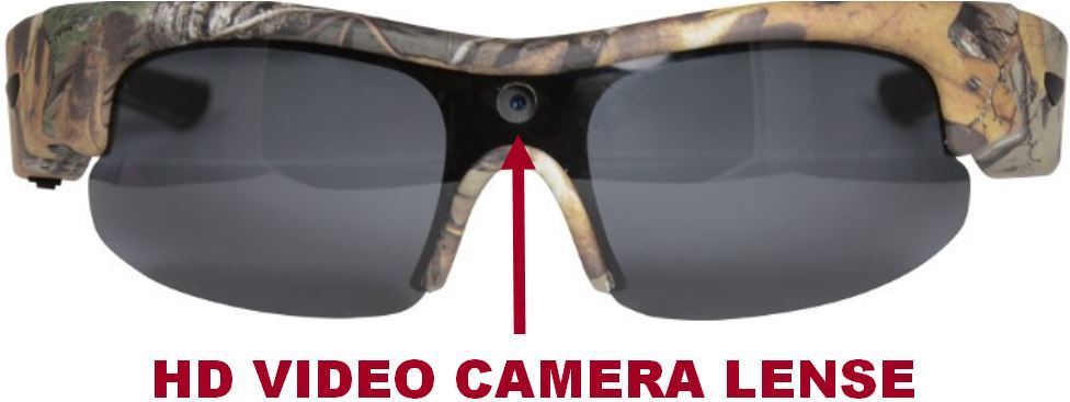 HD Hunting Camo Glasses w Built in VIDEO CAMERA Record Your Hunts Thirsty Buyer