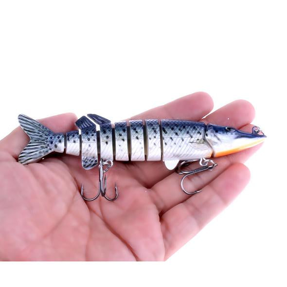economy priced fishing lures 8-Jointed 