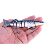 8-Jointed "Life like" Crush'em Fishing Lures - Value 6 pack