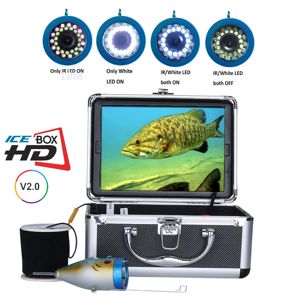 ICE BOX HD Advanced Ice Fishing Underwater Video Camera System V2